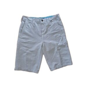 Hurley Buckle Men's Stretch Hybrid Grey Shorts Size 28